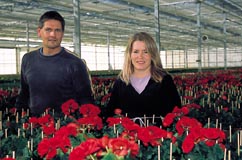Benny Hansen og Janne Valentin Lassen styrer i f�llesskab masseproduktionen.