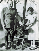Franco med sin datter Carmencita.