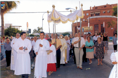 Corpus Christi optog i Torremolinos.