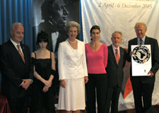 Fra venstre: Ricardo Melchior Navarro, Tamara Rojo, H.K.H Prinsesse Benedikte, Carmen Posadas, Jos� Maria Merino