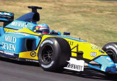 Fernando Alonso fik sin trejde sejr s�ndag den 24. april p� Imola-banen i Italien.