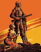 Den romantiske r�ver var allestedsn�rv�rende i 1800-tallets udenlandske litteratur om  Andalusien. (Illustrationen er fra samlingen i �Museo del Bandolero�, Ronda).