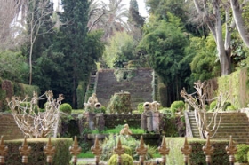 De historiske haver er en anden af El Retiros attraktioner. Foto: Cristina Dom�nech