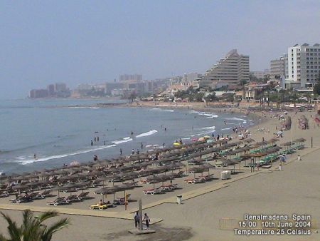 Stranden i Benalmadena Stranden i Benalmadena