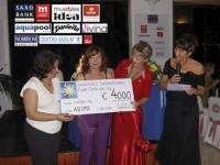 Den f�rste �officielle� check fra den nystiftede forening gik til handicappede b�rn i Mijas.