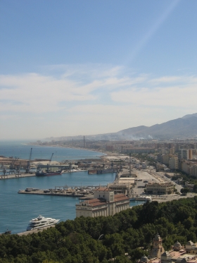Havnen i Malaga Havnen i Malaga