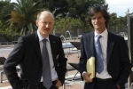 Claus J�rgensen, Head of Private Banking i Luxembourg, sammen med den spanske advokat Ignacio Mata Fuentes.