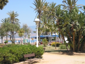 Strandbar på promenaden Strandbar på promenaden