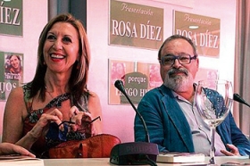 Filosoffen Fernando Savater og Rosa Di�z pr�senterer deres nye parti.
