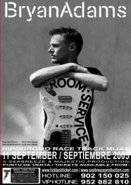 Bryan Adams aflyst Bryan Adams aflyst