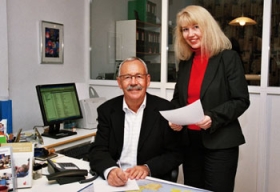 Ole Kirkemann og Pernille Kaas l�gger v�gt p� at v�re 
